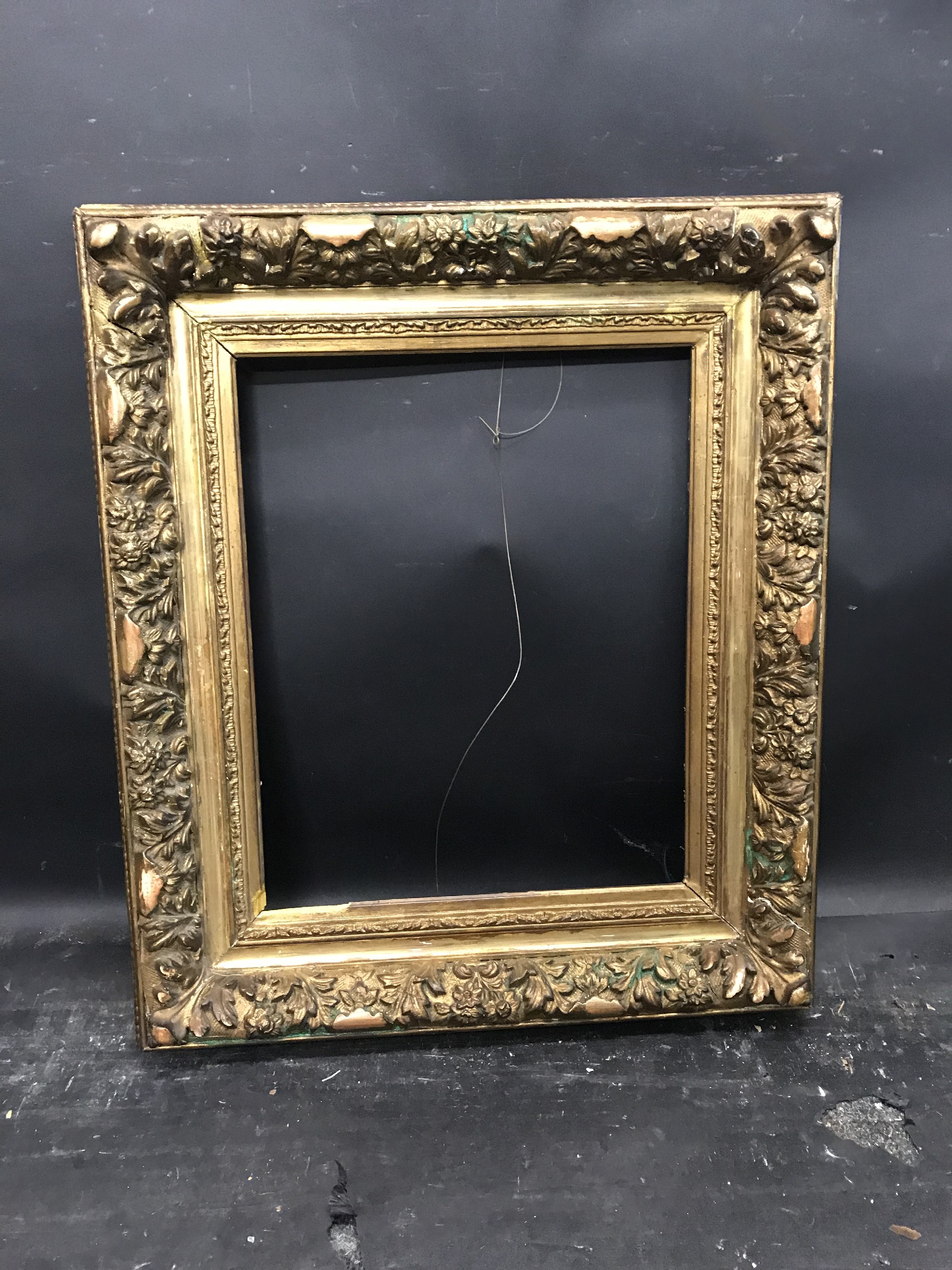 19th Century French School. A Gilt Composition Frame, in the Brabazon Style, 16.25" x 13". - Image 2 of 3