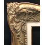 20th Century French School. A Carved Giltwood Frame, with Fabric Slip, 13.25" x 9.5", without slip