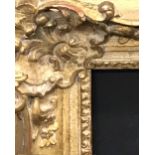 20th Century English School. A Gilt Composition Frame, with Swept and Pierced Centres and Corners,