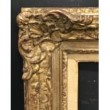 19th Century French School. A Louis Style Gilt Composition Frame, with Swept Centre and Corners, and