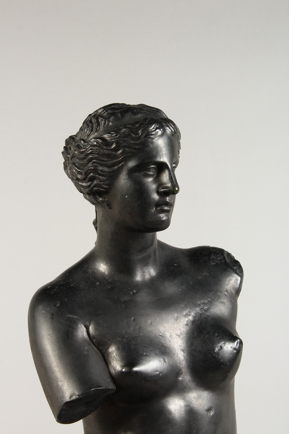 A GOOD 20TH CENTURY CAST BRONZE FIGURE OF THE VENUS DE MILO, with signature and foundry stamp. 33. - Image 2 of 17