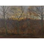 Luc Dobbelaes (20th Century) European. A Woodland Thicket, Oil on Canvas, Indistinctly Signed, and