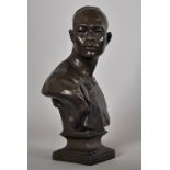 Jean-Baptiste Carpeaux (1827-1875) French. "Le Chinois", Bust of a Chinese Man, Bronze, '2nd