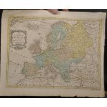 After Richard William Seale (act.1732-1785) British. "A New and Complete Map of the Austrian, French