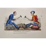 19th Century English School. "Christmas Amusement", Print, Unframed, 10" x 15", together with