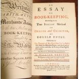 WEBSTER (W. & E.) An essay on Book-Keeping, 8vo, engr. frontis, red/black printed title, half