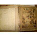 SCRAP ALBUM, an early to mid 19th c. album with a good mix of original artworks, manuscript