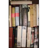 WWII, CHURCHILL, etc., q. h.b. books (1 box).