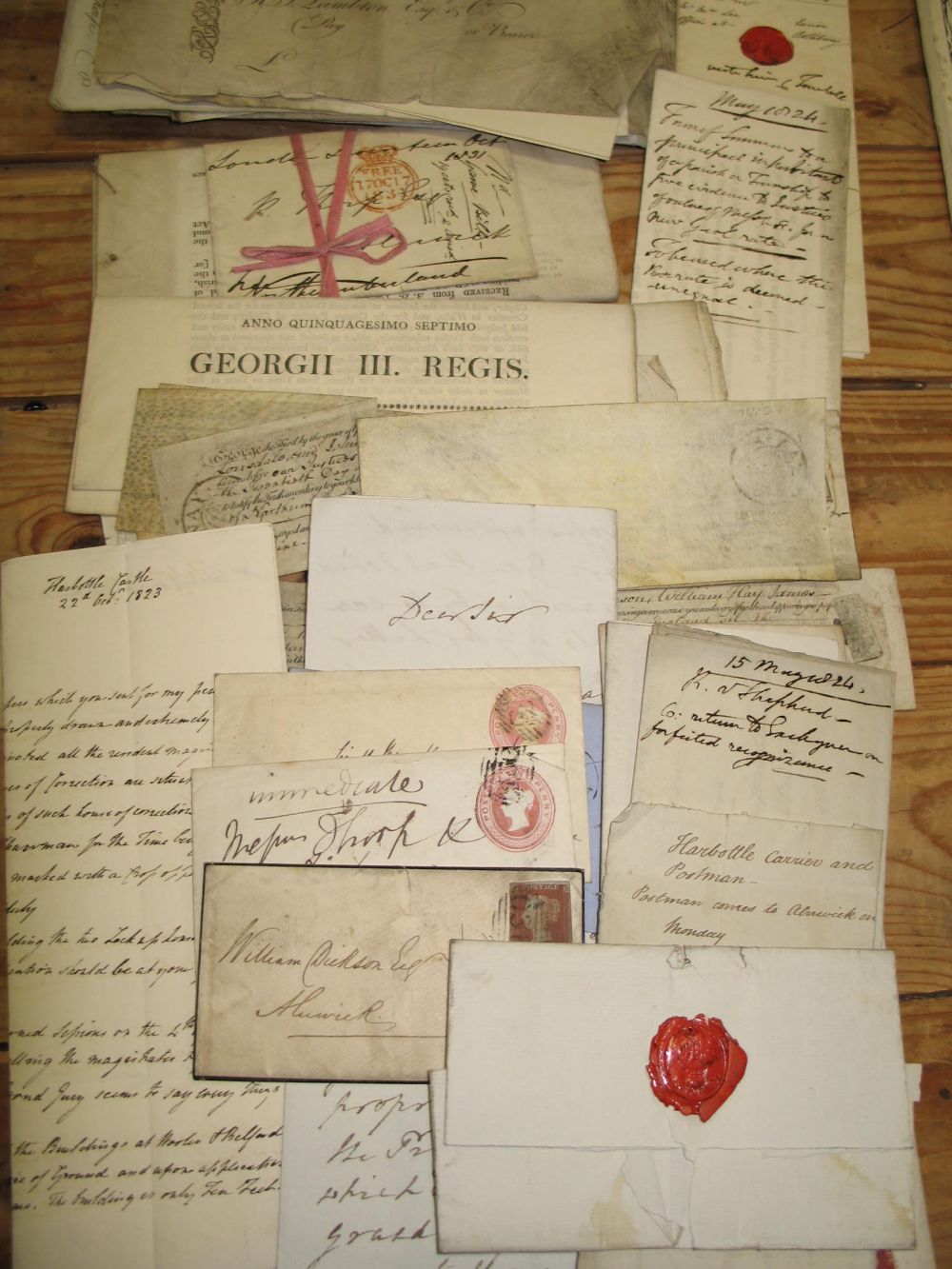 POSTAL & other interest, q. of 19th c. documents, mainly relating to J. P.'s & legal matters (Q).