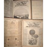 LADY'S NEWSPAPER and Pictorial Times, 3 vols, folio, illus., cloth (worn), L., Jan.-July, 1854;