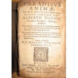 ALBERTUS MAGNUS, Paradisus Animae, 12mo, 2 vols in 1, contemp. calf (worn), Duaci, 1617.
