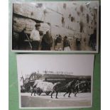 [CHINA, PALESTINE, etc. PHOTOGRAPHS] a coll'n of small format mostly amateur b/w photos, of China