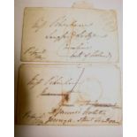 [LOVE LETTERS] a collection of mid-19th century romantic letters from a Naval gentleman (initials C.