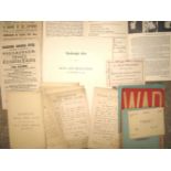 [BIBLIOPHILE & other interest] ROXBURGHE CLUB Rules & Regs, 4to, 1954 & q. of misc. (1 folder).