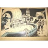 JAK i.e. JACKSON (R. A.) original cartoon on board, 15 x 21 inches, u/f., captioned above and below: