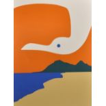 Jean Coulot (1928-2010) Swiss. "La Mouette II", Serigraph, Signed and Numbered 2/90, 29.5" x 21.5".
