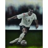 Stephen Doig (1964- ) British. "England's FIFA World Cup Stars - Lampard", Pastel, Signed, 18" x