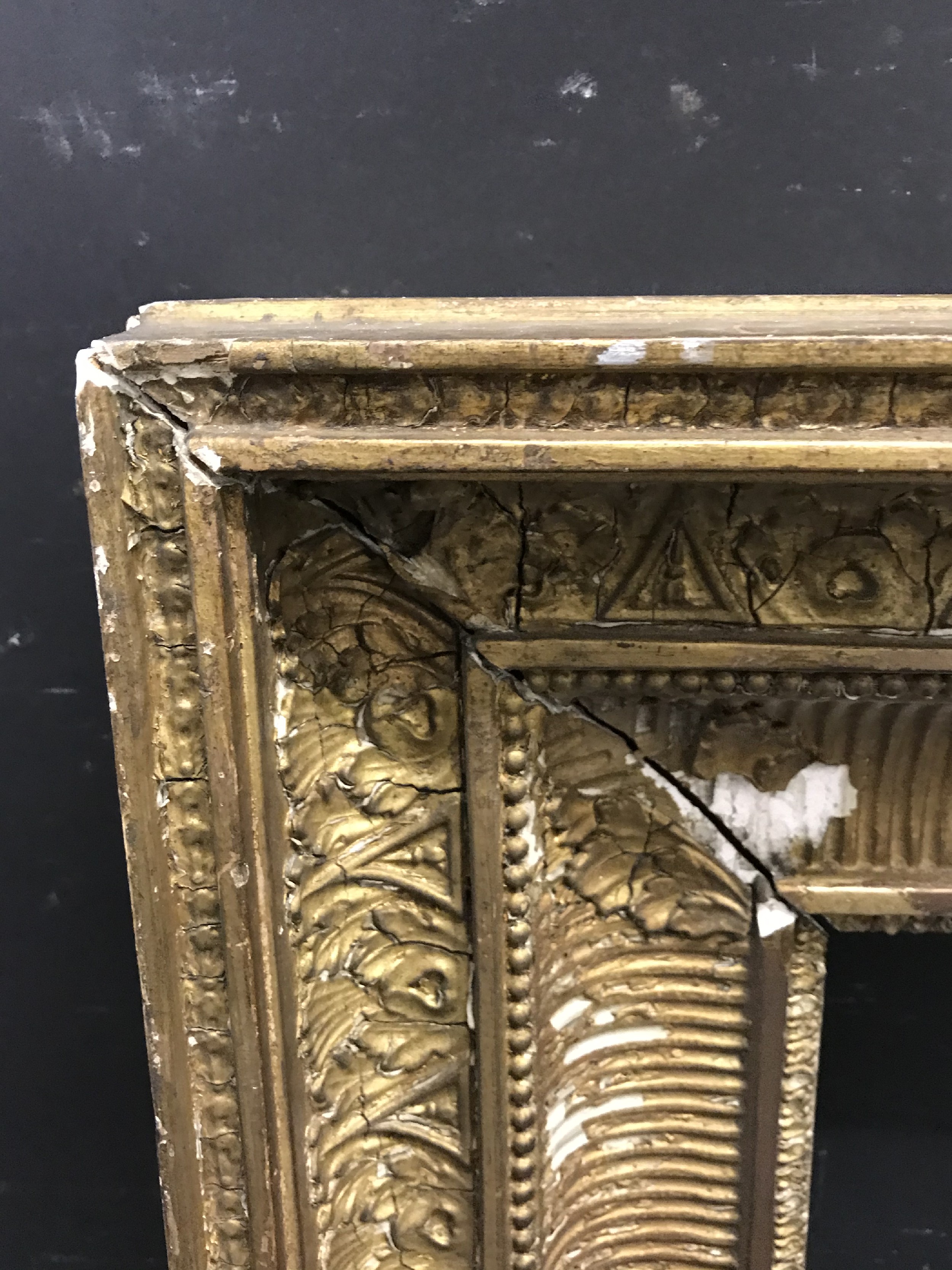 19th Century English School. A Gilt Composition Frame, 26" x 19.5" (rebate).