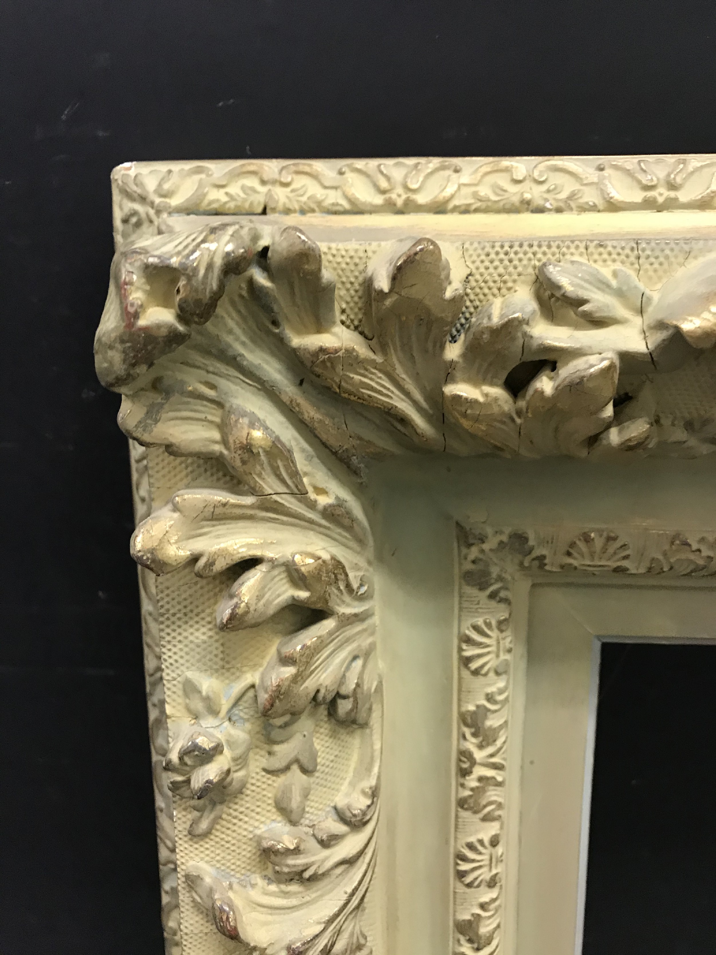 19th Century English School. A Painted Barbizon Style Composition Frame, 21.75" x 15" (rebate).