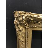 19th Century English School. A Gilt Composition Frame, with swept centres and corners, 19" x 14.