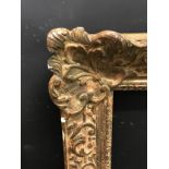 20th Century French School. A Louis Style Gilt Composition Frame, with swept and pierced centres and