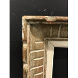 20th Century French School. A Carved Wood Painted Frame, 31.5" x 15.75" (rebate).