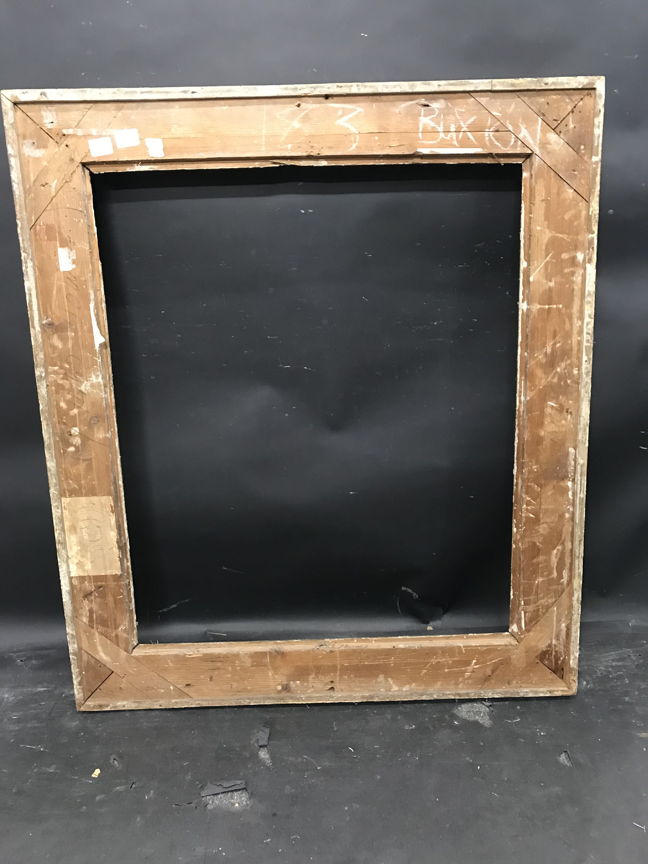 19th Century English School. A Gilt Composition Hollow Frame, 30" x 25" (rebate). - Image 3 of 3