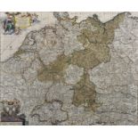 Jan Barend Elwe (fl. 1777-1815) Dutch. "Germaniae vulgo Duitschland", Map, 19.25" x 22.75".
