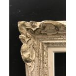 20th Century French School. A Carved Wood Painted Frame, 24" x 18" (rebate).