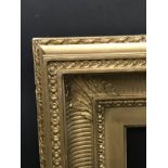 19th Century English School. A Gilt Composition Frame, 8" x 4.5" (rebate), and the companion