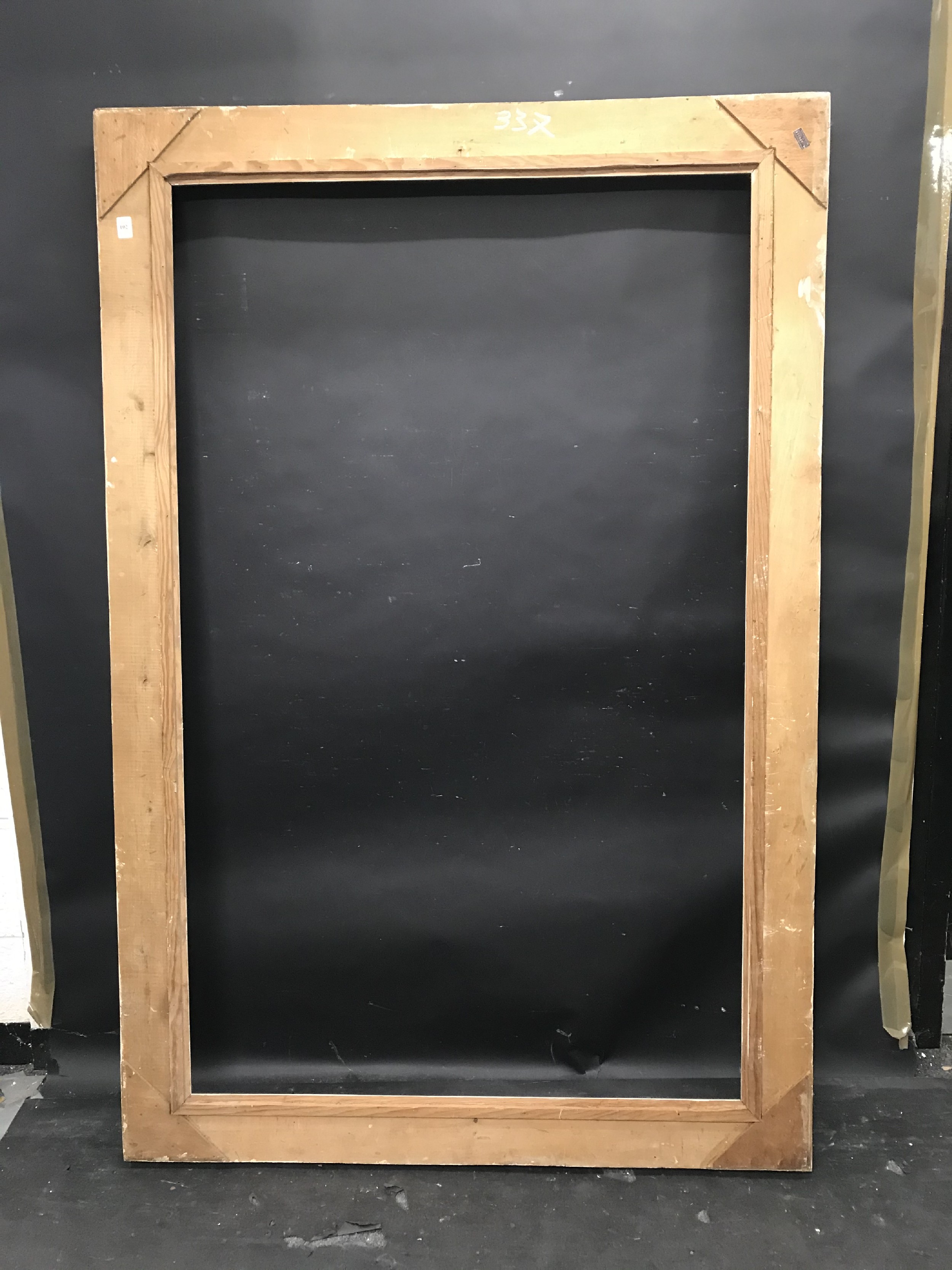 20th Century French School. A Gilt and Painted Frame, 57.25" x 35.25" (rebate). - Image 3 of 3