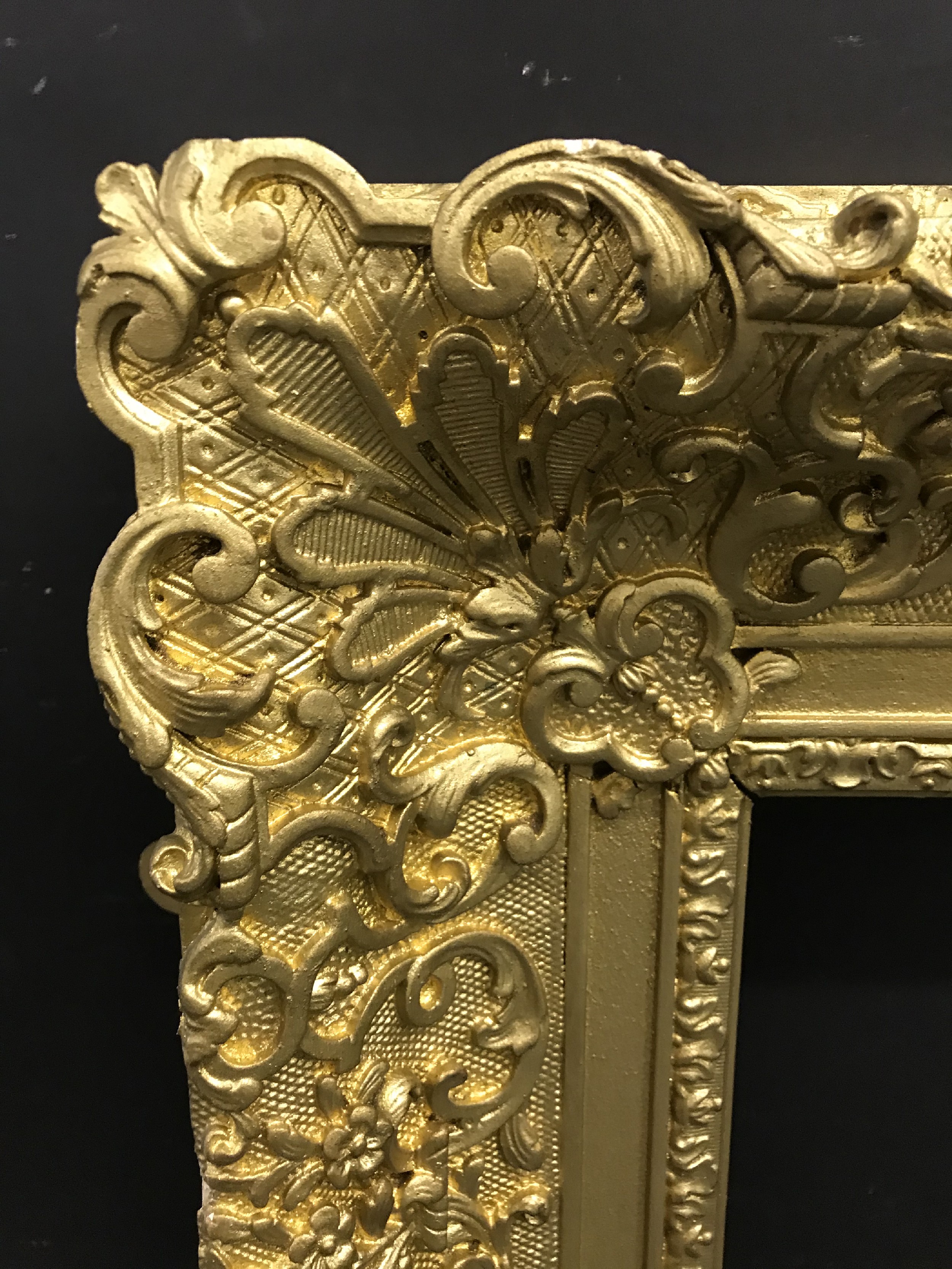 19th Century English School. A Gilt Composition Frame, with swept centres and corners, 32" x 22" (