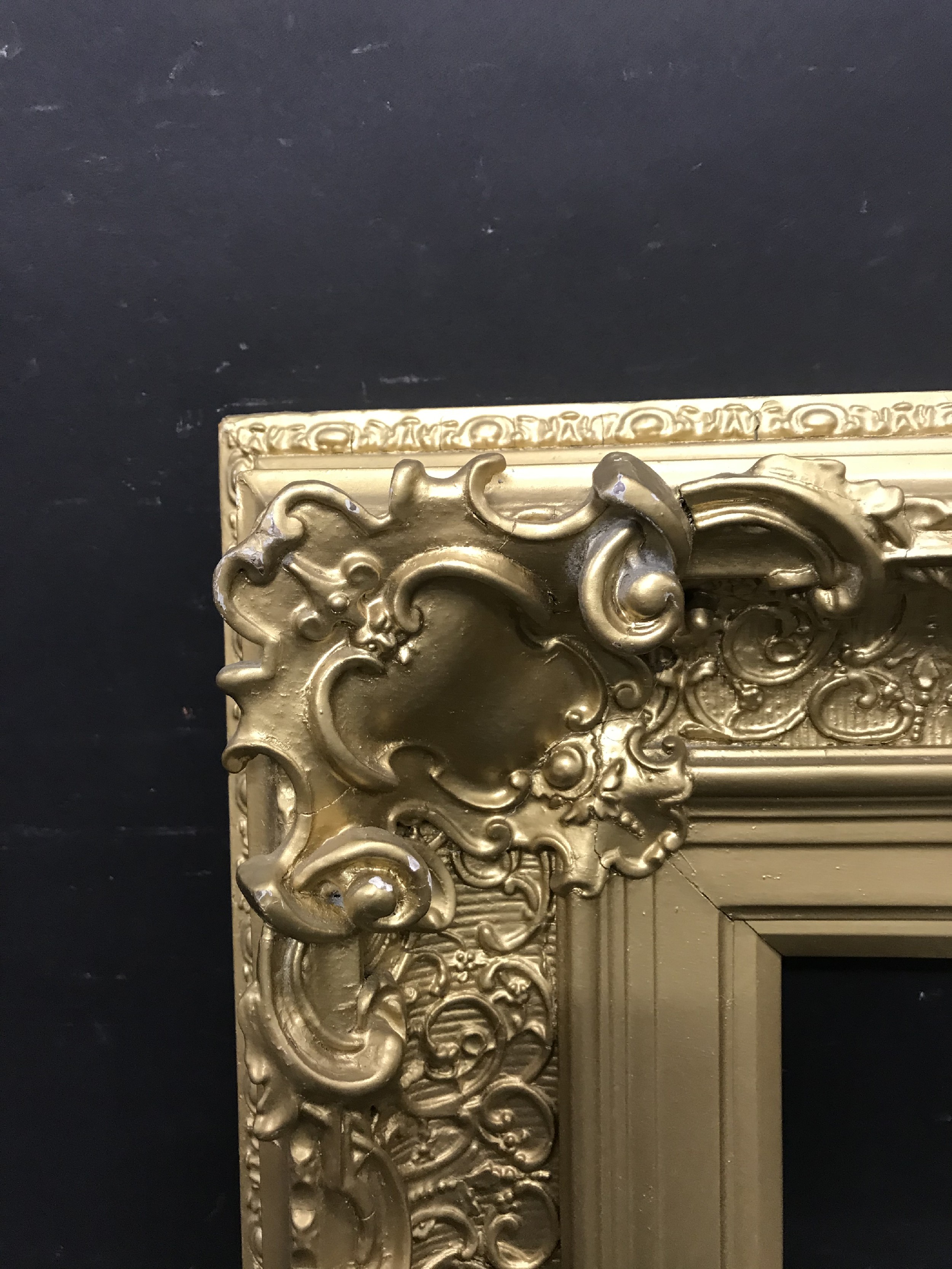 19th Century English School. A Painted Composition Frame, 19.5" x 14.25" (rebate).