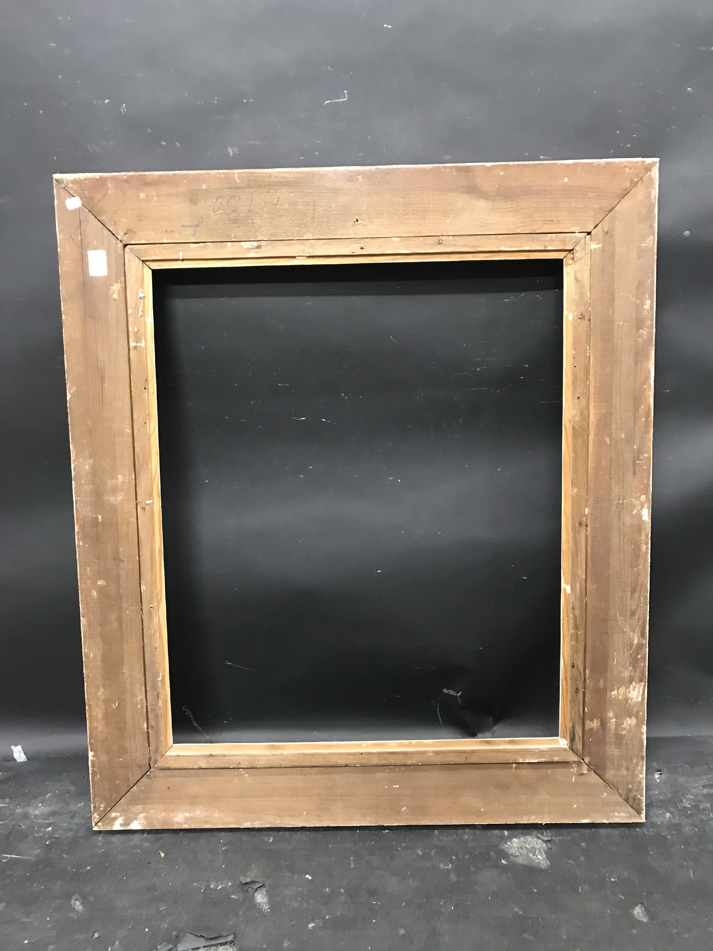 20th Century French School. A Carved Wood Painted Frame, with white slip, 25.5" x 21.25" (rebate), - Image 3 of 3