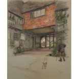 Cecil Aldin (1870-1935) British. "Penshurst", Lithograph, Signed in Pencil, with Printer's Guild