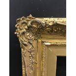 19th Century English School. A Gilt Composition Frame, with swept centres and corners, 27" x 20" (