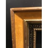 20th Century English School. A Gilt and Black Frame, with a Fabric outer edge, 28" x 21" (rebate).
