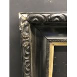 20th Century Continental School. A Black Composition Frame, with inner gilt slip, 36.5" x 25.5" (