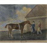 After George Stubbs (1724-1806) British. "Eclipse", the Property of Denes O'Kelly Esq, Engraving,