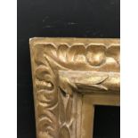 20th Century Italian School. A Carved Giltwood Frame, 21" x 16.5" (rebate).