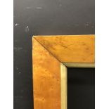 19th Century English School. A Birds Eye Maple Frame, with Gilt Slip, 33.5" x 22" (rebate).