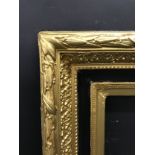19th Century English School. A Gilt Composition Frame, with black inner and outer edges, 37" x 29.5"