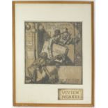 SIR FRANK BRANGWYN? LARGE WATERCOLOUR HEIGHTENED SKETCH 'TRIAL JUNCTA IN UNO' ABBOTT AND HOLDER