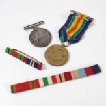 WWI 1914-18 WAR AND VICTORY MEDALS 170674 GNR. F. STANDRING R.A.