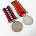 AFRICA SERVICE MEDAL AND 39-45 WAR MEDAL 228136 F. SMITH