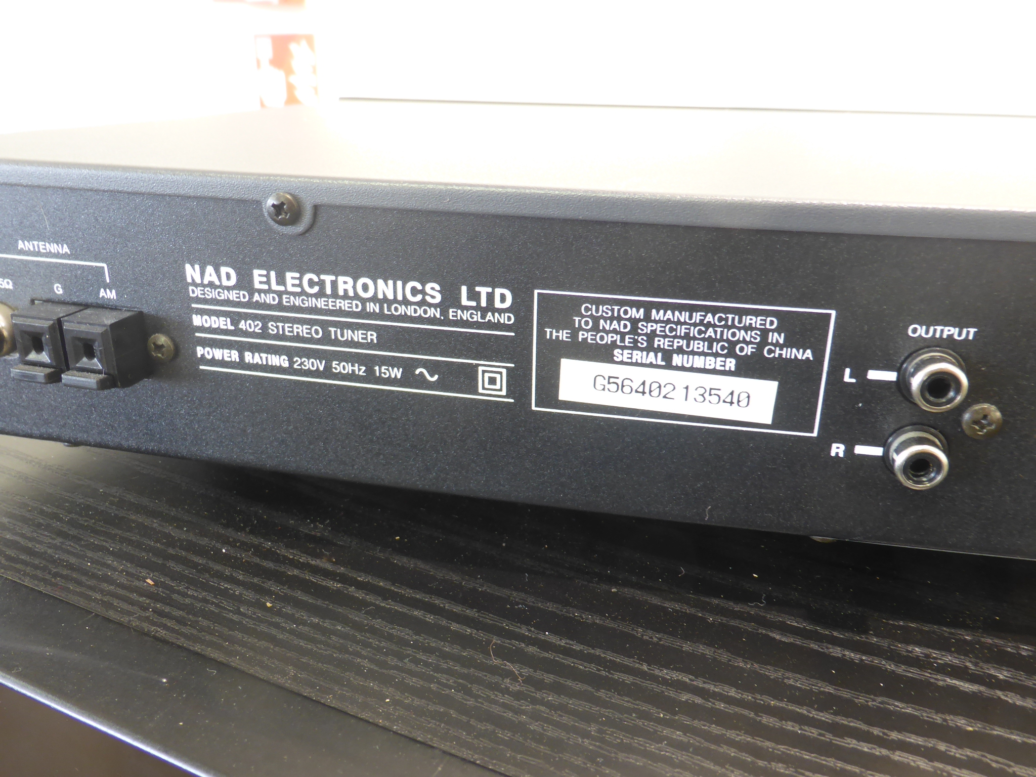 NAD STEREO TUNER 402 G5640213540 - Image 2 of 2