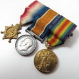 MIXED LOT COMPRISING SET OF WWI MINIATURES, GERMAN TANK BADGE, EAGLE AND SWASTIKA, SILVER GILT