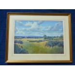 ERIC MEADE KING OIL ON BOARD OF CASTLEMORTON COMMON WORCESTERSHIRE APPROX 18 X 13.5 INS. IN FRAME