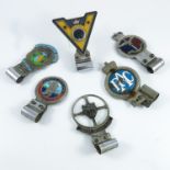 A COLLECTION OF ENAMELLED AND OTHER CAR BADGES INC. JAGUAR DRIVERS CLUB BY PINCHES NO.3479, NATIONAL