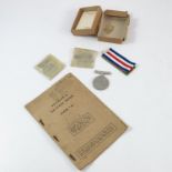 WWII MEDAL INCLUDING WAR MEDAL, DEFENCE MEDAL AND FRANCE AND GERMANY STAR IN ORIGINAL BOX MR T.